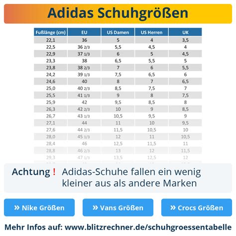 adidas schuhe fallen wie aus|adidas größen tabelle.